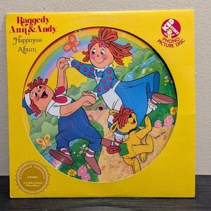 Raggedy Ann & Andy Happiness Album Picture Disc Vinyl Record